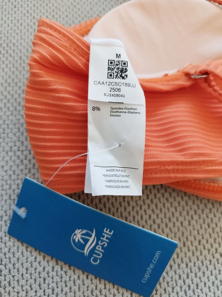 Orange Cupshe bikini size M – photo 5